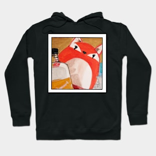 Drunk Fox Selfie-Close Up Hoodie